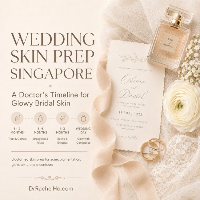 Wedding skin prep Singapore guide for glowy bridal skin by The Skin Longevity Clinic