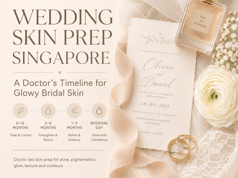 Wedding skin prep Singapore guide for glowy bridal skin by The Skin Longevity Clinic