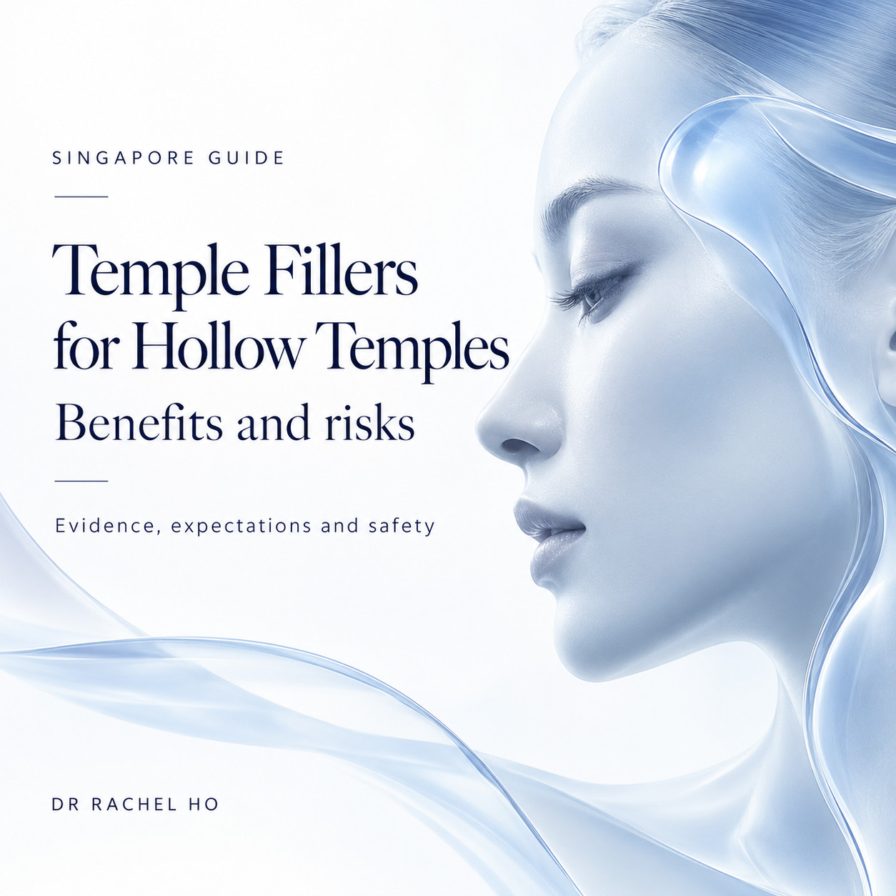 Temple fillers for hollow temples in Singapore explained by Dr Rachel Ho with a focus on benefits risks evidence and safety