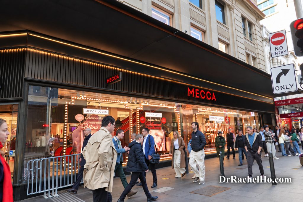 Exterior of MECCA George Street in Sydney